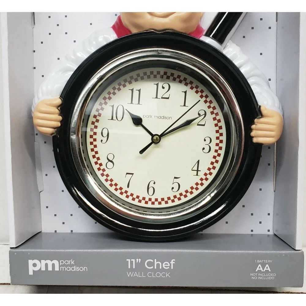 Plastic Kitchen Wall Clock, 11